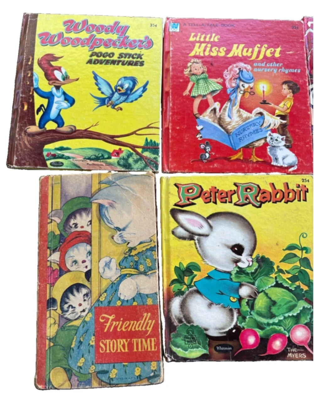 10 Vintage Children’s Whitman Publishing Tell-A-Tale Book And Others.
